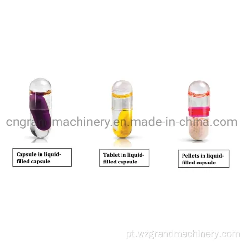 Auto máquina de enchimento de cápsula com máquina de vedação